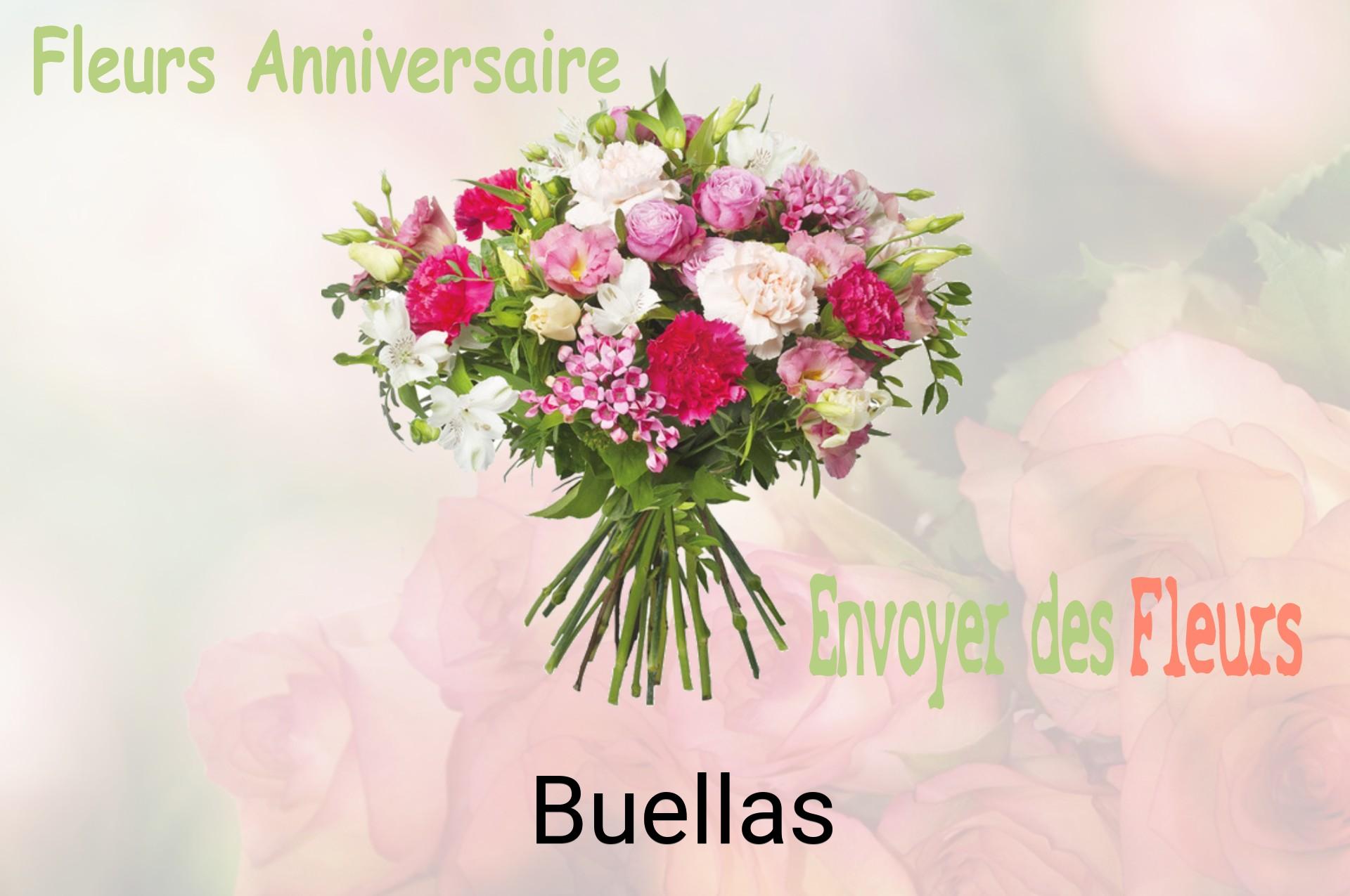 Bouquet de fleurs d’anniversaire livré à Buellas