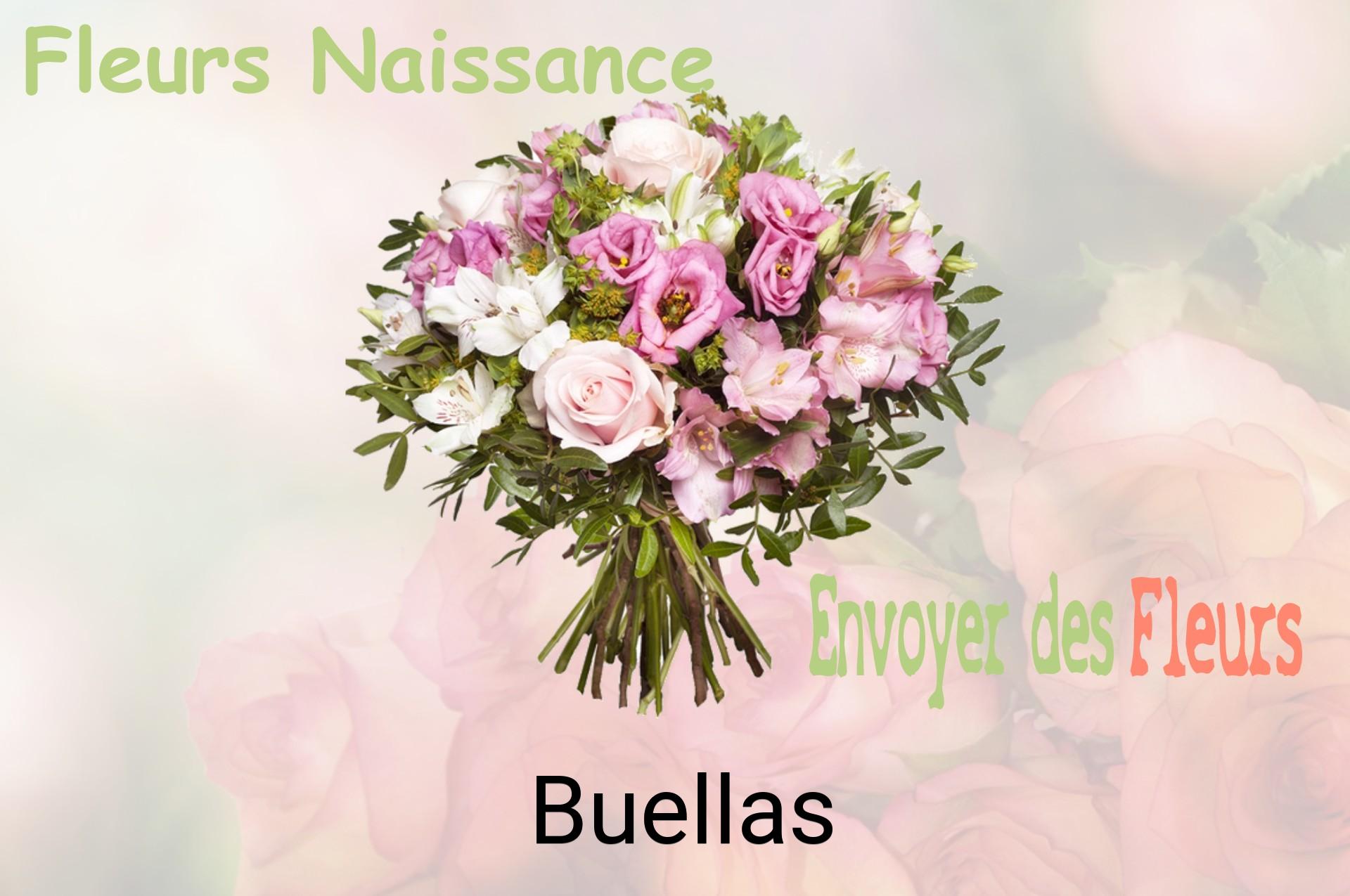 Bouquet de fleurs de naissance livré à Buellas